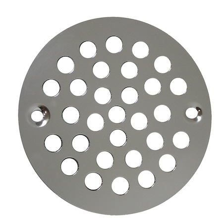 Jones Stephens Polished Nickel 4-1/4in. Round Stamped Strainer C6089PN